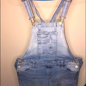 Faded light Jean Overalls